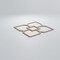 Ekena Millwork Large Olivia Decorative Fretwork Wood Wall Panels, Birch, 23 3/8"W x 23 3/8"H x 3/8"T WALW24X24X0375OLVBI - alternate 5